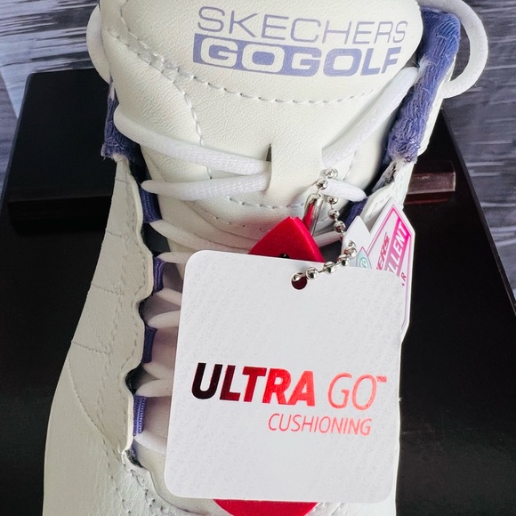 New Skechers Womens GO GOLF Pivot Golf Shoes White/Purple  8.5 or 9 available - Picture 8 of 8